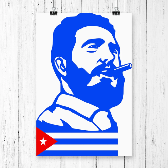 "Fidel Castro" Graphic Art