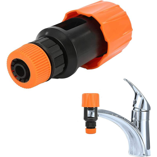 Perlerare - Universal Faucet Connector Kitchen Hose Connector Universal Garden Hose Faucet Garden Hose Connector Adjustable Faucet Adapter for Indoor