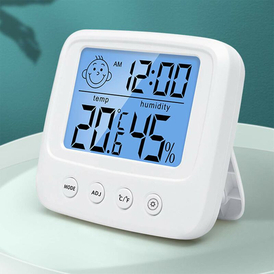 High Accuracy Digital Indoor Hygrometer Thermometer, Temperature Monitor, Thermohygrometer Comfort Indicator with °C/°F Function