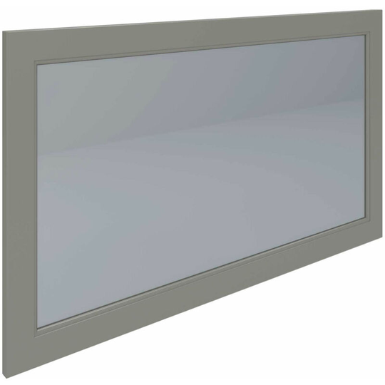 Rak Washington Framed Bathroom Mirror - 650mm h x 1185mm w - Cappuccino