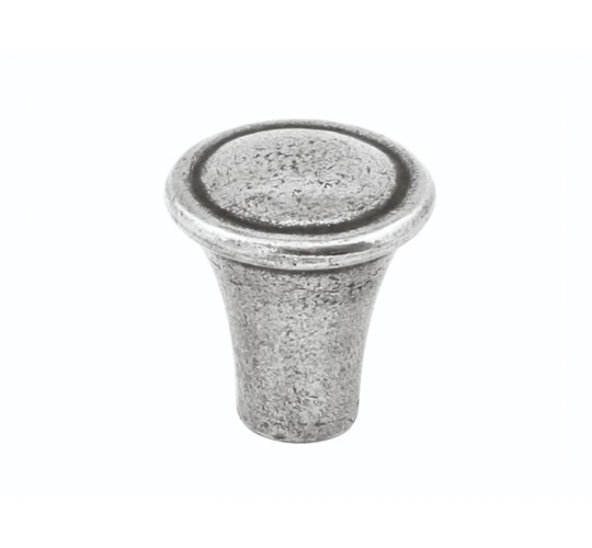 Harrington Genuine Pewter Mushroom Cabinet and Drawer Knob