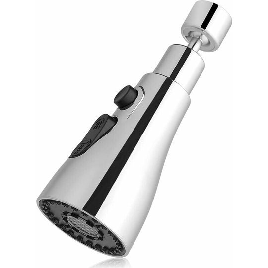 Shower Sink Kitchen Faucet 360 degrees, 3 Models Faucet Kitchen Faucet With Aerator (Chrome)