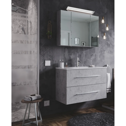 Wingil 800mm Bathroom Furniture Suite with LED Mirror