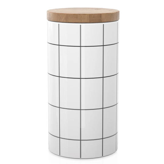 Ceramic Storage Jar with Lid Airtight Dishwasher-Safe Storage Container for Tea Coffee