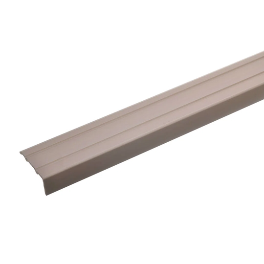Abdur-Rafay Metal 1 cm Thick x 2 cm Wide x 100 cm Length Stair Nose in Silver