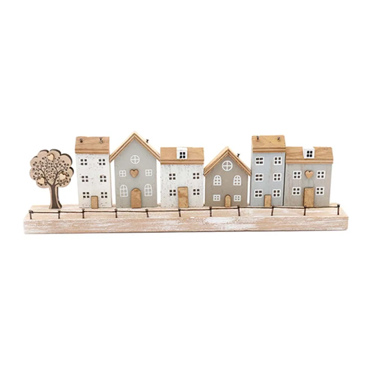 Mehl Wooden Houses Sculpture