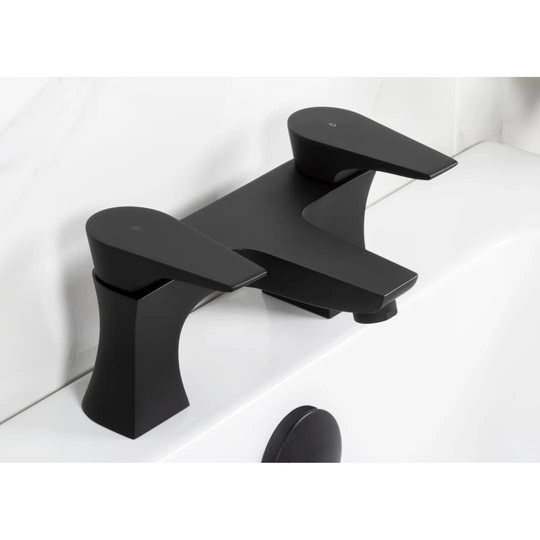 Hourglass Deck Mounted Roman Bath Tap