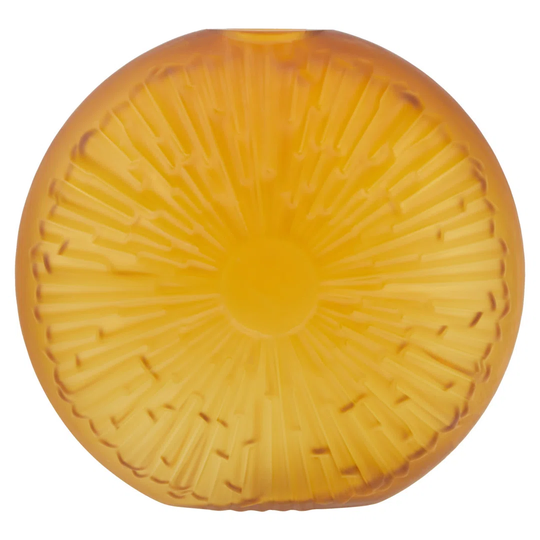 Hadia Amber Glass Vase