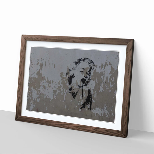 'Marilyn Monroe Graffiti' Framed Graphic Art