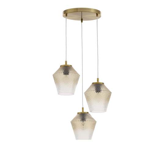 Fitzwater 3-Light Cluster Urn Pendant