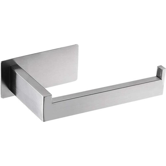 Toilet Paper Holder, Wall Mounted Toilet Paper Holder, 304 Stainless Steel Toilet Paper Holder, Without Recommended 3M Self-Adhesive Toilet Paper