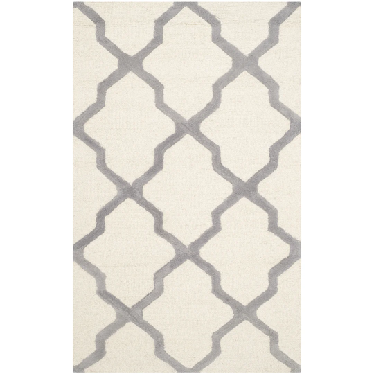 Darbonne Hand-Tufted Wool Ivory Rug