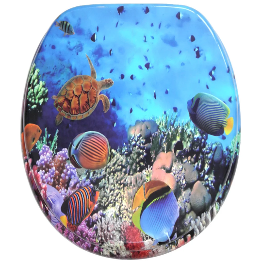 Ocean Elongated Toilet Seat
