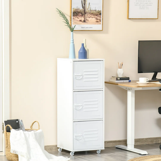 3 -Door 3 -Shelf Storage Cabinet