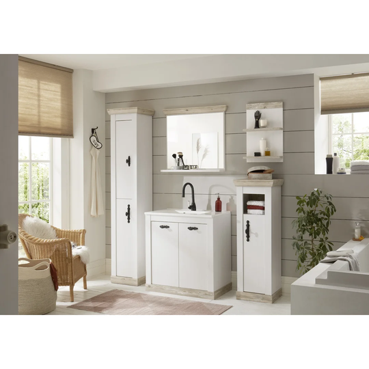 Theres Bathroom Funiture Suite with Additional Tall Cabinet