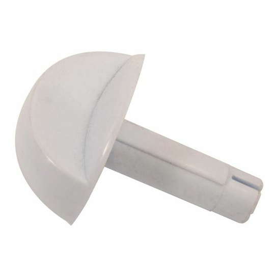 Knob Long White for Hotpoint/Creda/Cannon Cookers and Ovens
