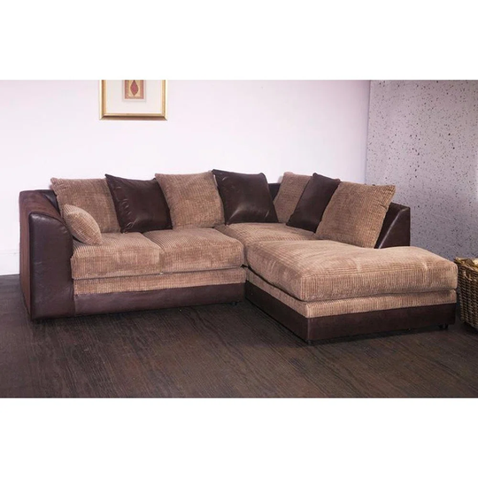 Brightmoor Hannah 212" Wide Velvet Corner Sofa