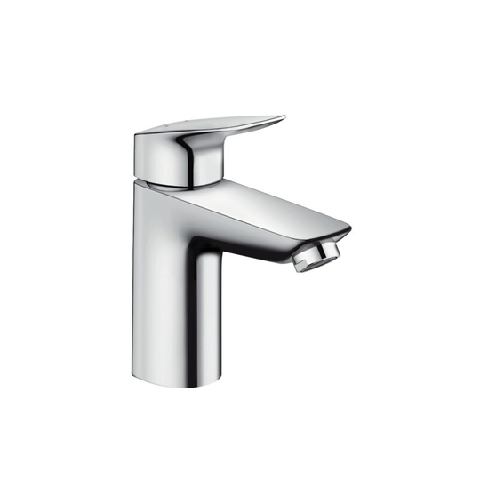 Logis Single lever basin Mixer 100 with Push-open waste (71107000) - Hansgrohe