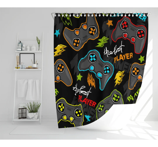 Encinal Polyester Shower Curtain Set