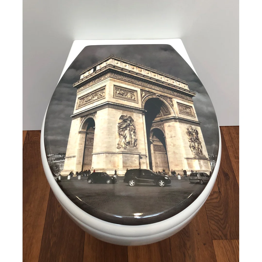 Cortina Paris Toilet Seat Sticker