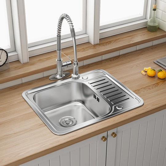 Shaunta 58Cm X 48Cm Single Bowl Inset Kitchen Sink