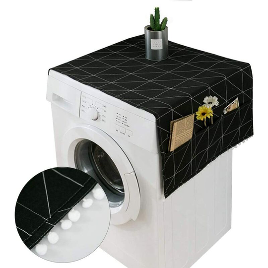 130 x 55cm Refrigerator Dust Cover, Refrigerator Dust Cover with Storage Bag, Dust Cover, Washing Machine Cover