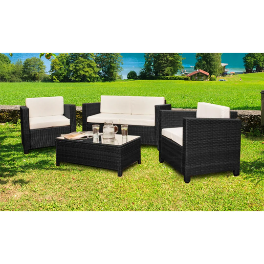 Gatland 4 Seater Rattan Sofa Set
