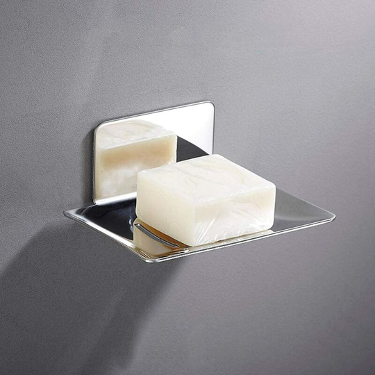 Shelf, Soap Holder, Drainer, Bathroom Holder, Suspension Holder, Soap Box, Stainless Steel, Without Perforation