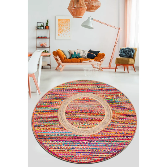Swinford Shaggy Red/Beige Rug