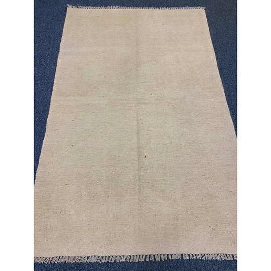 One-of-a-Kind Tillotson Hand-Knotted Rectangle 3'1" x 4'11" Wool Area Rug in Beige