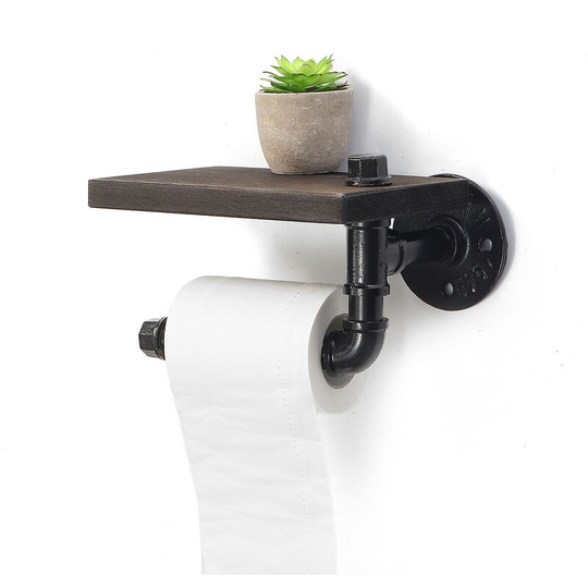 Support Roll Toilet Paper Holder Bathroom Wall Distributor uk Mohoo