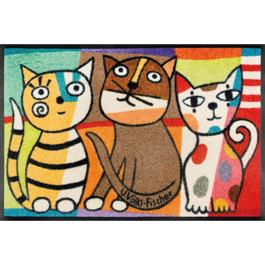 Kitty Meeting Doormat
