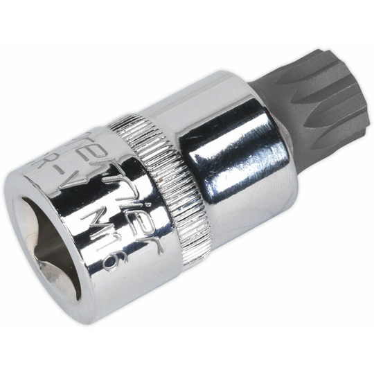 M16 x 55mm Spline security Socket Bit - 1/2' Sq Drive - For Audi & vw Gearbox