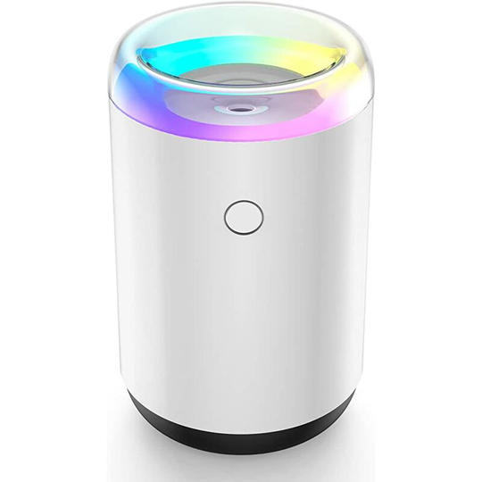 Ilovemilan - Portable Mini Humidifier, Small Desktop Humidifiers for Bedroom, Car, Office, Travel, Strong Fine Mist, 7-Color Changing rgb Car