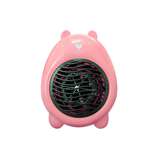Electric Heater Portable Mini Water Heater Adjustable Thermostat Fast Heating Ptc Air Dryer Heater (Pink)