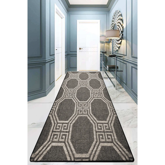 Cullompt Machine Woven White/Grey Rug