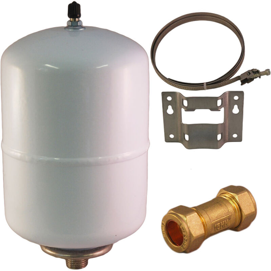 2 Litre Water Heater Expansion Vessel Kit (Kit a) And Bracket Alternative