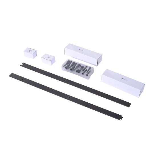 14 Piece Stainless Steel Standard Single Barn Door Hardware Kit Set