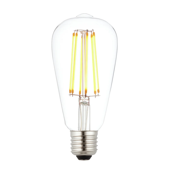 6W LED E27 Vintage Pear Light Bulb
