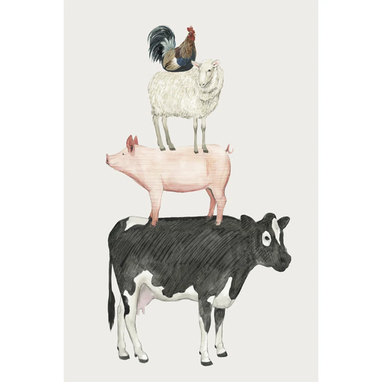 Farmland Family V by Grace Popp - Wrapped Canvas Painting