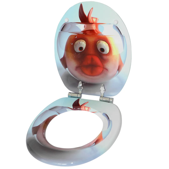 Goldfish Soft Close Elongated Toilet Seat