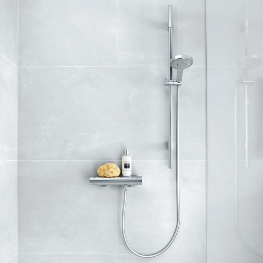 GROHE Grohtherm 2000 Thermostatic shower mixer 1/2" with shower set Chrome 34281001