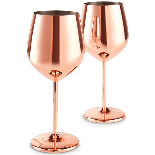 Dewald Stainless Steel Stemmed Wine Glass