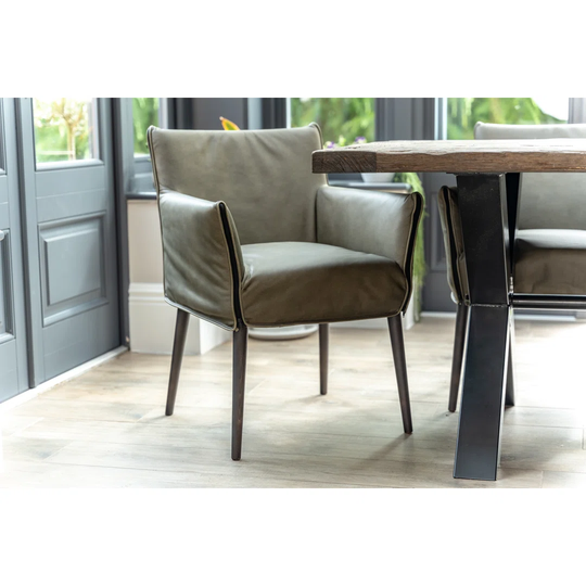 Nasura 62Cm Wide Genuine Leather Armchair