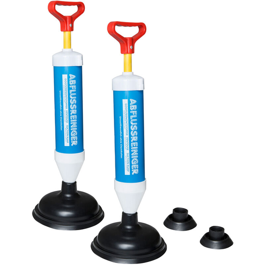 2-in-1 Drain Unblocking Pneumatic Tool - Pack of 2 - Wolf