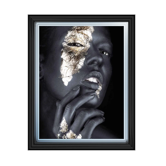 Gold Leaf Portrait || - Picture Frame Photograph