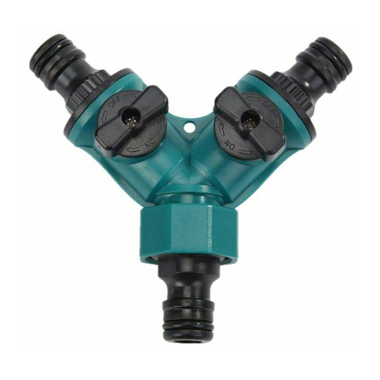 Valve Separator 3 Way Garden Hose Faucet 3/4 Garden Hose Valve Garden Hose Quick Connector DistributorAuspicious-3 Way 3 Way Water Regulator Shut Off