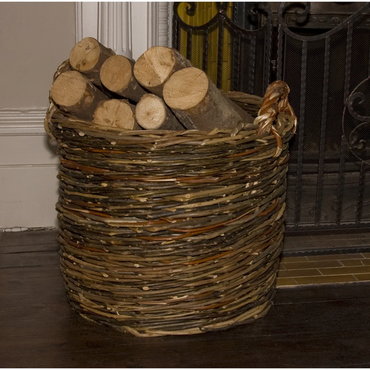 Wicker Log Basket