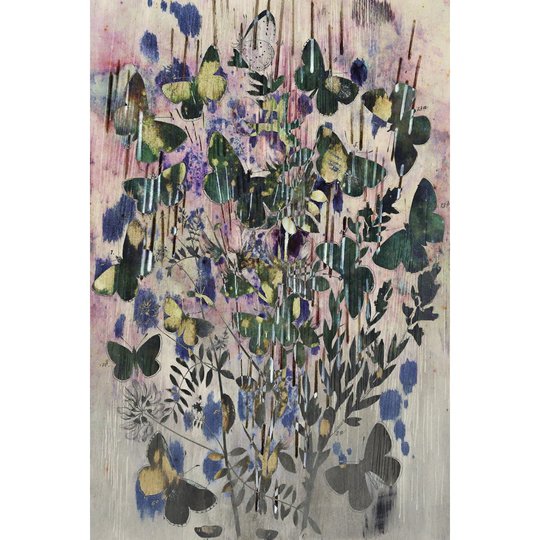 Celestial Butterflies II by Lori Arbel - Wrapped Canvas Painting