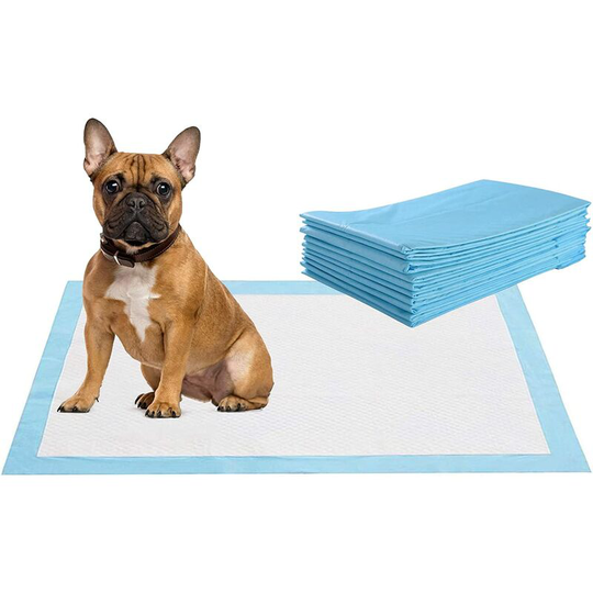 Puppy Training Pads,Super Absorbent & Leakproof Dog Cat Pee Pad with 5-Layer Design, Disposable Pet Floor Toilet Mats (60*90CM 150 Pack) - Costway